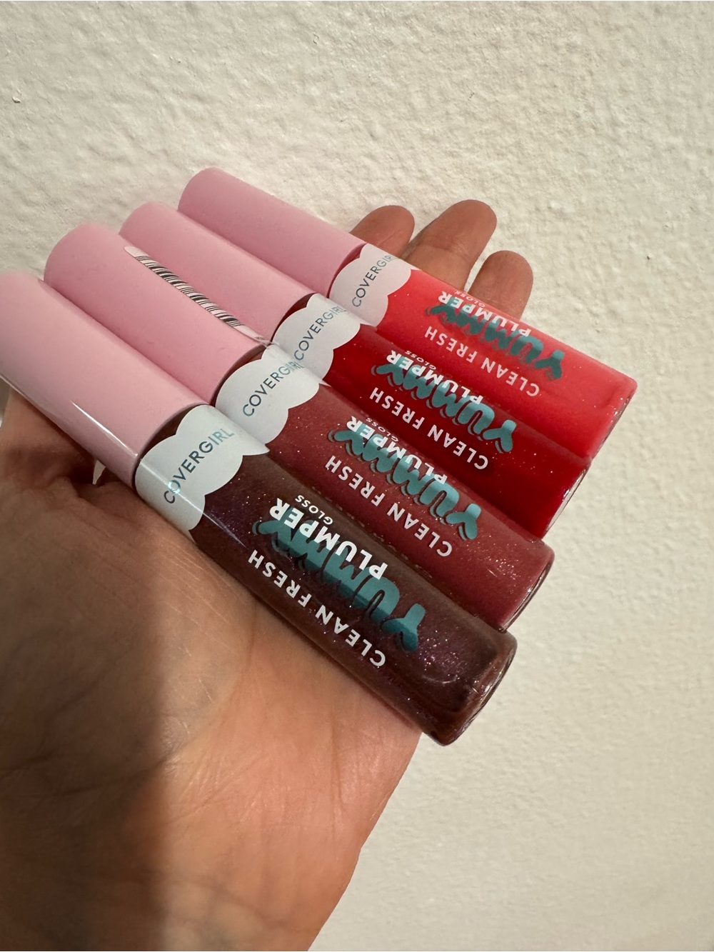 COVERGIRL Clean Fresh Plumper Lip Gloss bundle